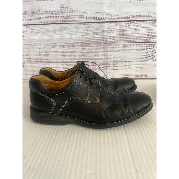 Johnston & Murphy Mens Shuler Bicycle toe Oxford Lace Up Dress  Black Size 11 main image 4